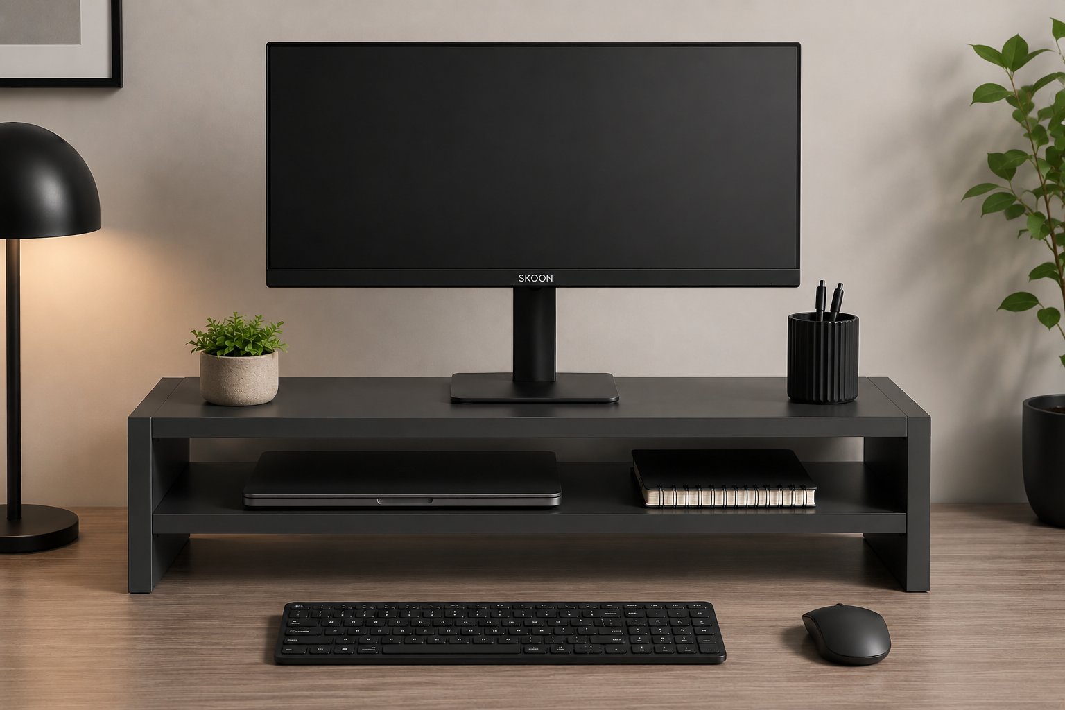 Black desk Shelf 