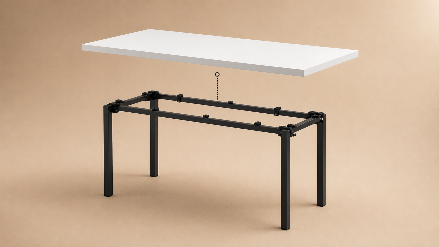 Desk frame
