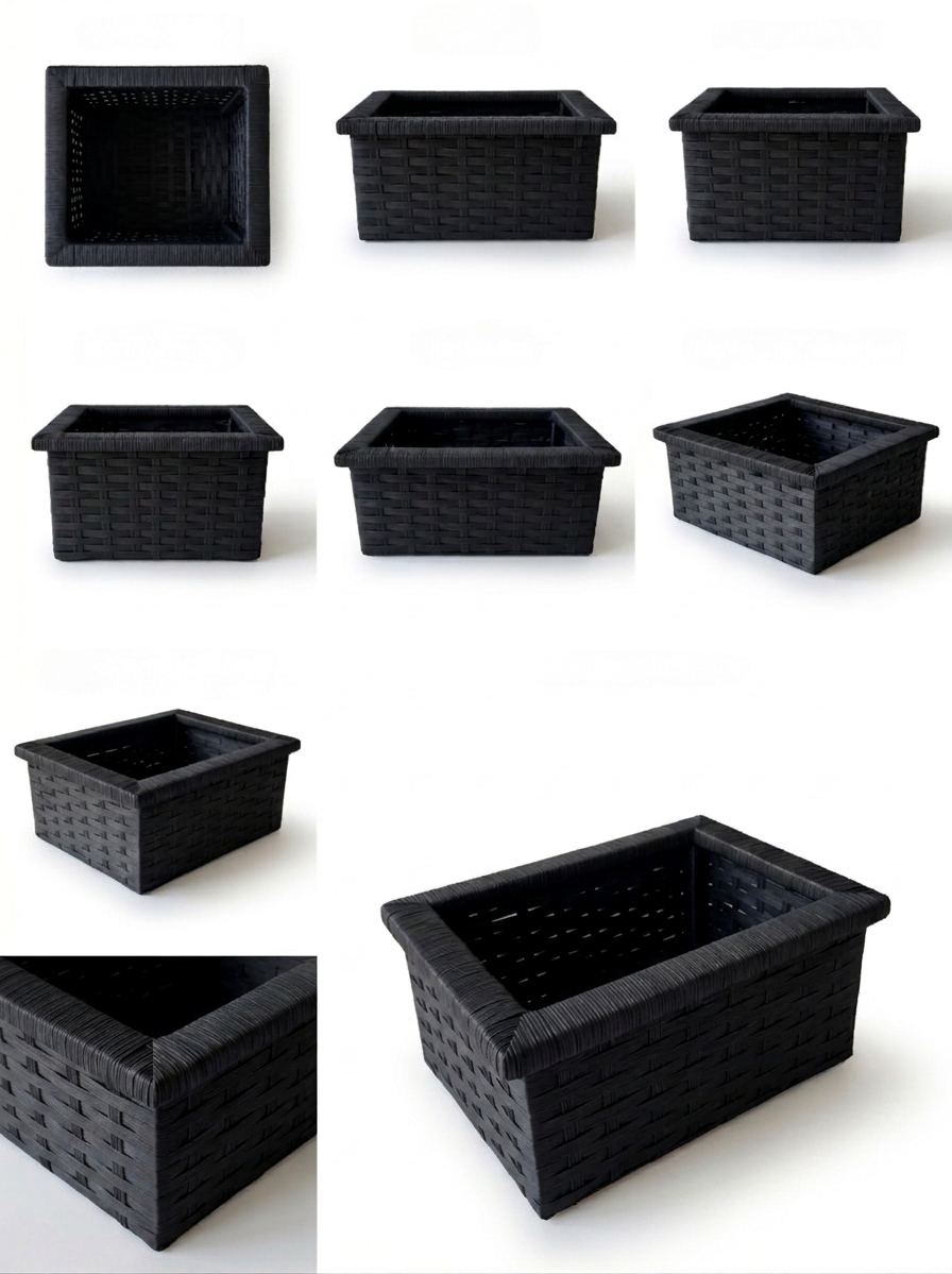 Rattan Organizer Box | بوكس تنظيم راتان