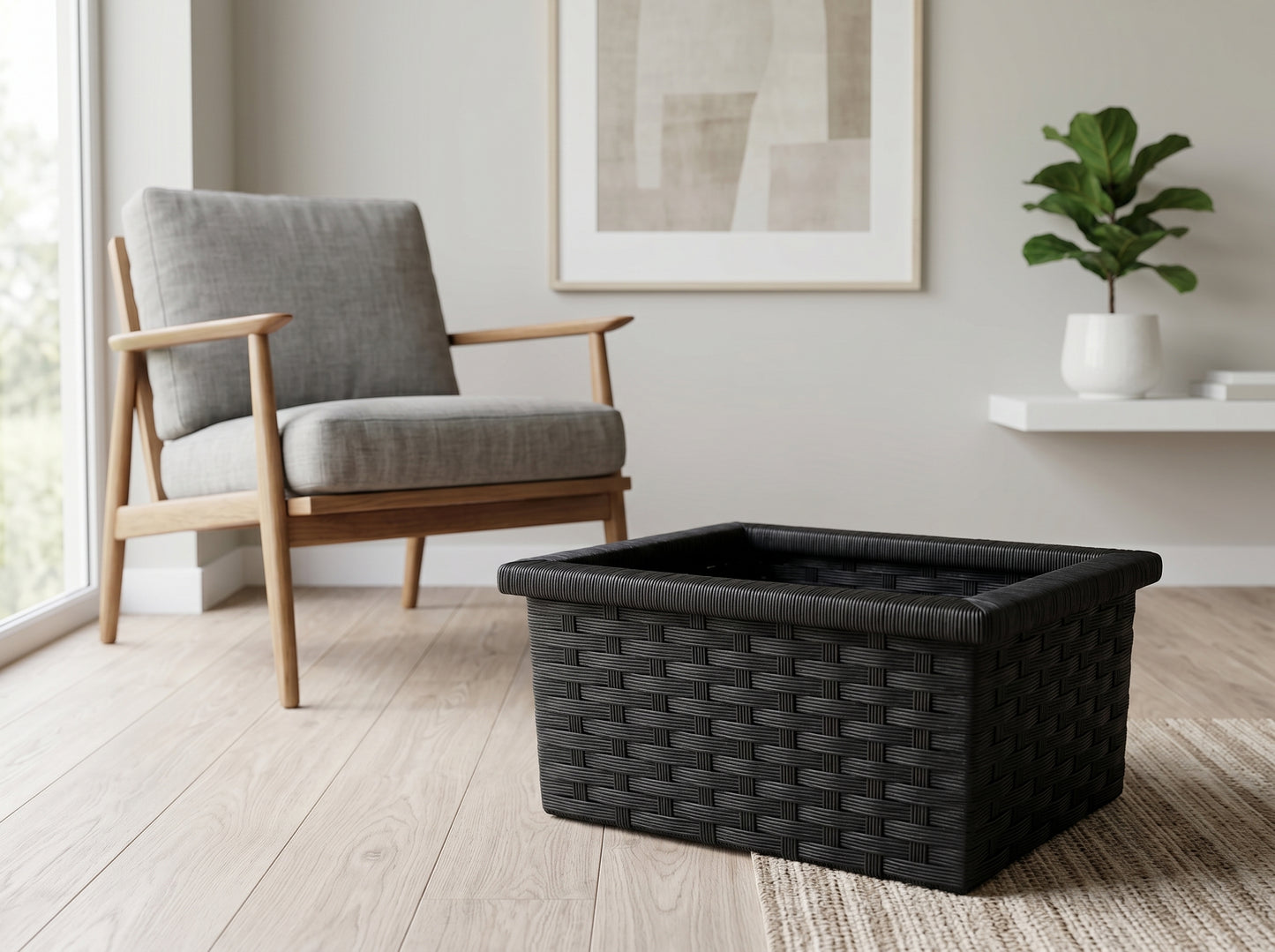 Rattan Organizer Box | بوكس تنظيم راتان